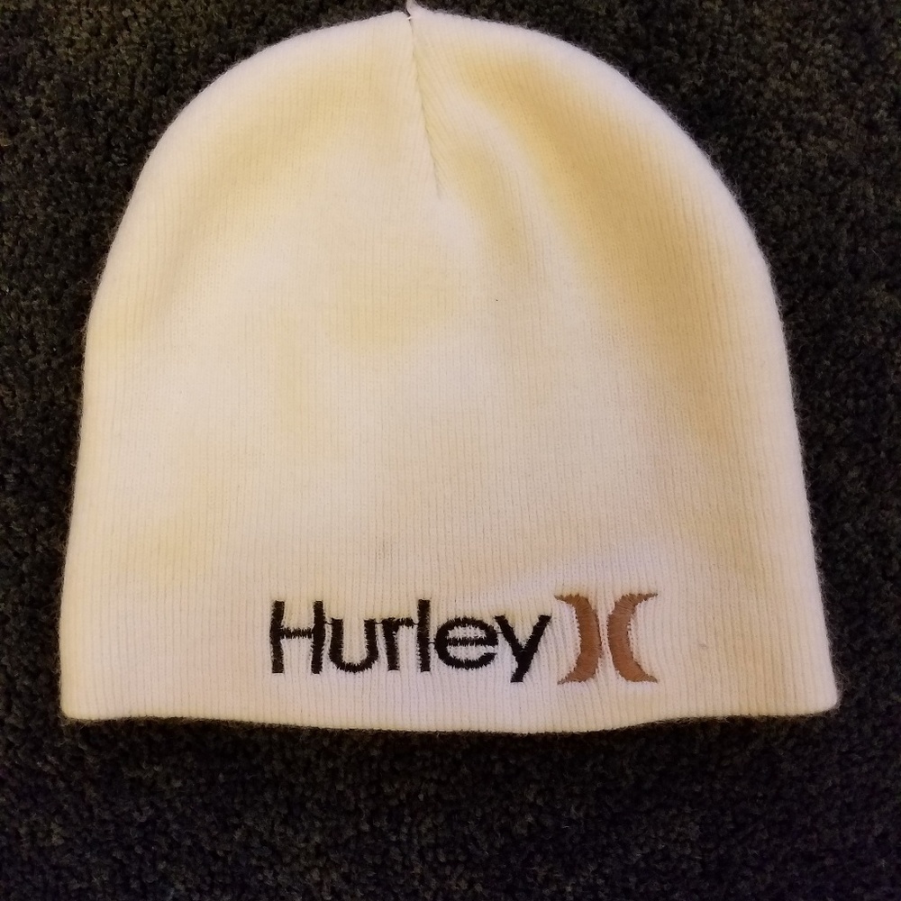White Hurley beanie
